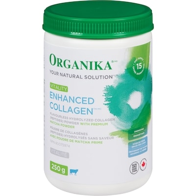 Organika Enhanced Collagen Vitality 250 g, $17.60/100g