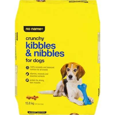 No Name Dry Dog Food Crunchy Kibbles & Nibbles For Dogs  15.8 kg, $0.25/100g