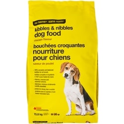 Sans Nom Bouchées croquantes pour chiens 15.8 kg, 0,25 $/100g