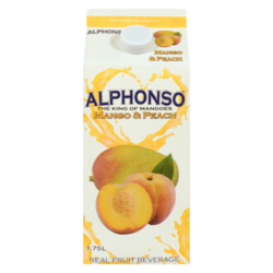 Alphonso Mango & Peach Real Fruit Beverage 1.75 l, $0.26/100ml