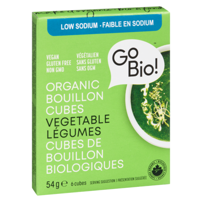 Organic Bouillon Cubes Vegetable, Low Sodium