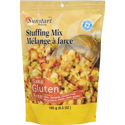 Sunstart Gluten-Free Stuffing Mix 185 g, $5.13/100g