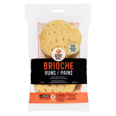 Ozery's Broiche Buns Bakery Soft and Fluffy Pre-Sliced Thin Buns 6x378.0 g, $1.13/100g