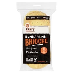 Ozery's Broiche Buns Bakery Soft and Fluffy Pre-Sliced Thin Buns 6x378.0 g, $1.13/100g