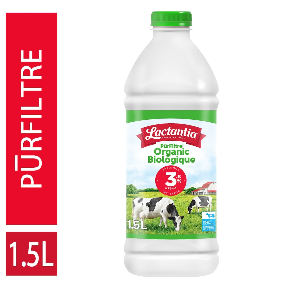 Lactantia Organic Partly Skimmed Milk 3.8% 1.5 l, $0.42/100ml