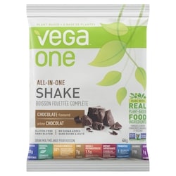 Vega All-in-One Protein Powder, Chocolate, Sachet - 46 g | Real