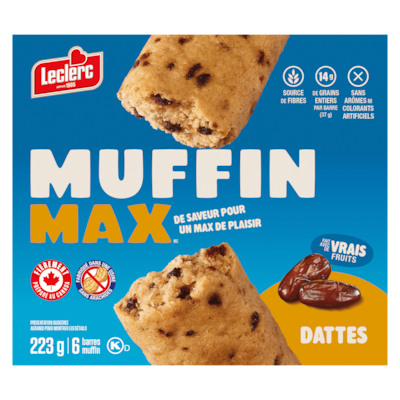 Barres Muffin Max Chocomax aux dattes