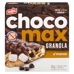 Leclerc 5 barres granola tendres enrobées S’mores 175 g, 1,71 $/100g