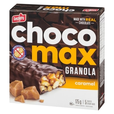 Chocomax Coated Chewy Bars Granola Caramel