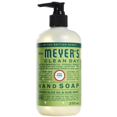 Mrs. Meyer's Clean Day Hand Soap Iowa Pine Scent Limited Edition Scent 370 ml, $2.16/100ml