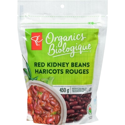 PC Biologique Haricots Rouges 450 g, 0,78 $/100g