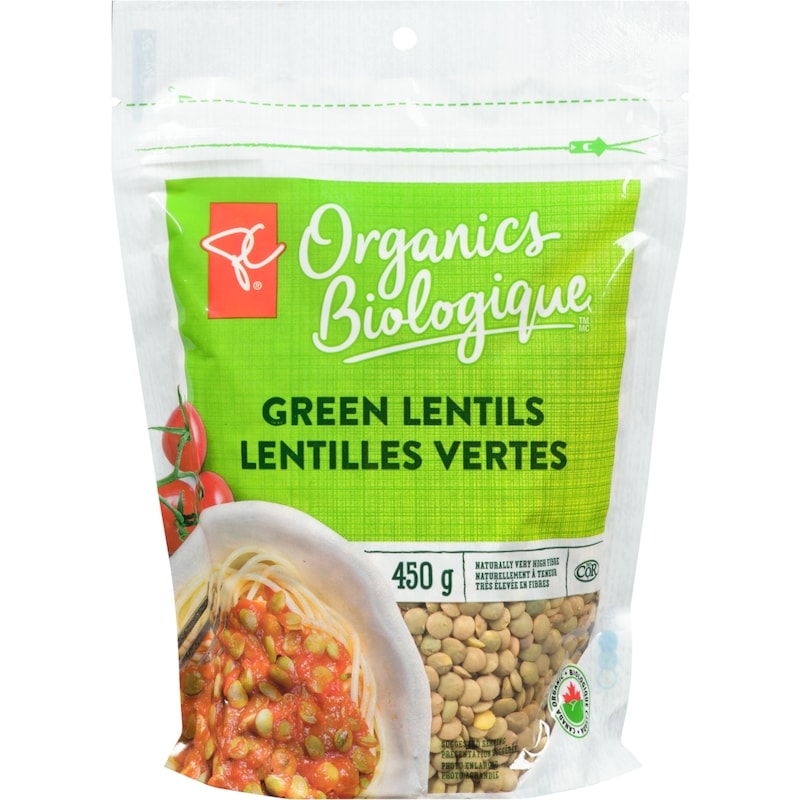 Organic Green Lentils