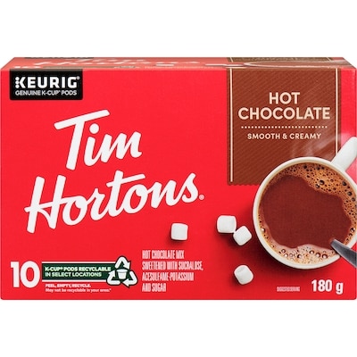 Tim Hortons K-Cup Hot Chocolate, Original 10 ea, $1.60/1ea