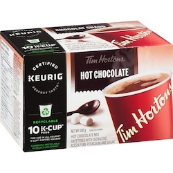 Tim Hortons K-Cup Hot Chocolate, Original 10 ea Zehrs