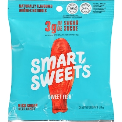 Smart Sweets Sweet Fish 12x50.0 g, $7.00/100g
