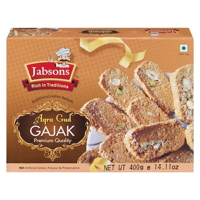 Jabsons Agra Gud Gajak  400 g, $1.62/100g