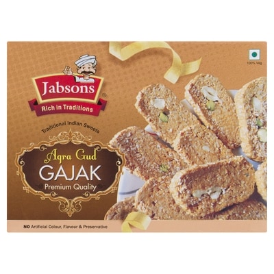 Jabsons Agra Gud Gajak 400 g, 1,55 $/100g
