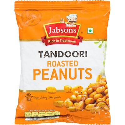 Jabsons Roasted Peanuts Tandoori 140 g, $1.64/100g