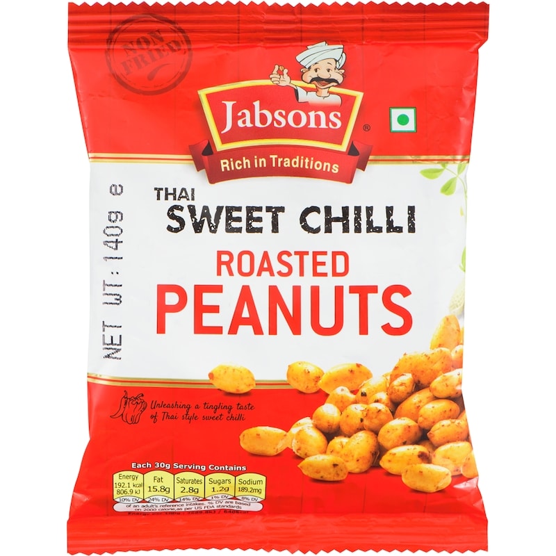 PEANUT様 Jabsons Thai Sweet Chilli Roasted Peanuts - 140 g | Zehrs