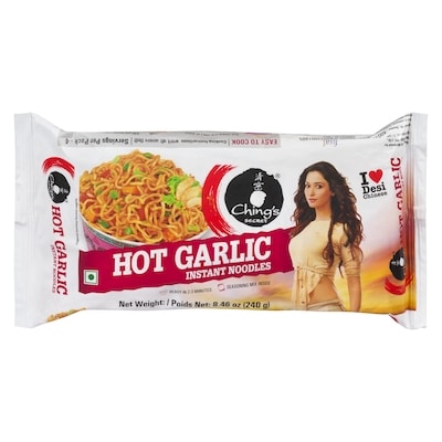 Ching's Secret Instant Noodles Hot Garlic 240 g, $0.83/100g