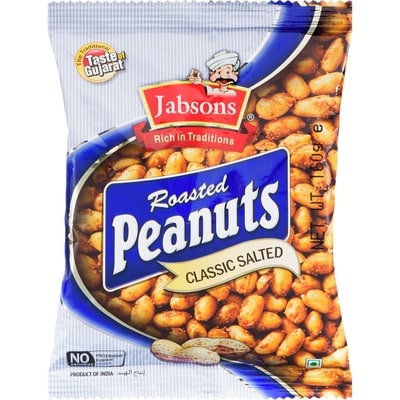 Jabsons Roasted Peanuts Classic Salted    160 g, $1.24/100g