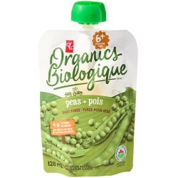 PC Organics Peas Baby Puree, Organic 128 ml, $1.79/100ml