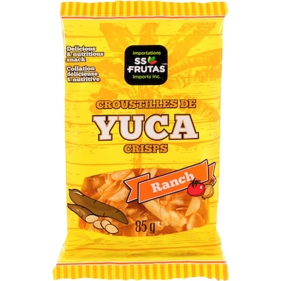 SS Frutas Ranch Croustilles De Yuca 85 g, 2,35 $/100g