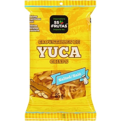 SS Frutas Yuca Crisps Salted 85 g, $2.35/100g