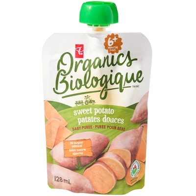 PC Organics Sweet Potato Baby Puree, Organic 128 ml, $1.55/100ml