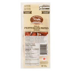 Noah Martin Country Store Pepperoni Minis Mild 125 g, $5.59/100g