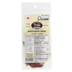 Noah Martin Country Store Pepperoni Minis Turkey 125 g, $6.39/100g