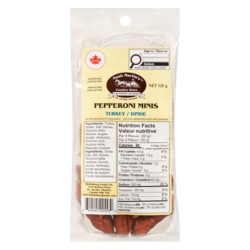 Noah Martin Country Store Pepperoni Minis Turkey 125 g, $6.39/100g
