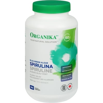 Organika Spirulina       180 ea, $0.24/1ea