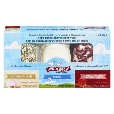 Woolwich Goat Party Pack Cheese    339 g, $3.83/100g