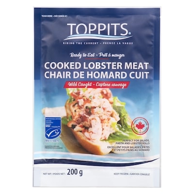 Toppits Chair De Homard Cuit 200 g, 10,00 $/100g