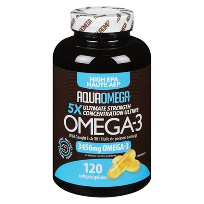 Aqua Omega AquaOmega 3 Fish Oil Extra 120 ea, $0.35/1ea