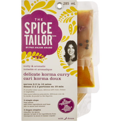 The Spice Tailor Cari Korma Doux Douce 285 ml, 2,28 $/100ml
