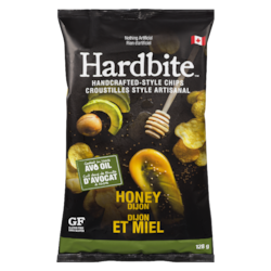 Hardbite Croustilles Style Artisanal Dijon et Miel 128 g, 3,74 $/100g