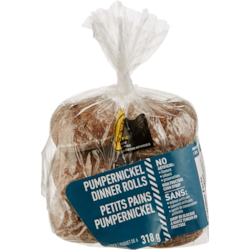 null Pumpernickel Petits Pains 6x53.0 g, 1,10 $/100g