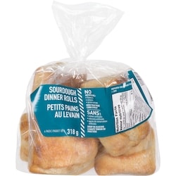 null Au Levain Petits Pains 6x53.0 g, 1,10 $/100g