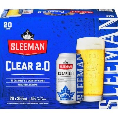 Sleeman Clear (ID required at pick-up) 20x355.0 ml, $0.39/100ml