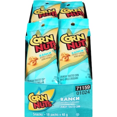 Corn Nuts Ranch 18x48.0 g, $2.08/100g