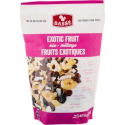 Basse Mélange de fruits exotiques, Bassé 425 g, 1,88 $/100g