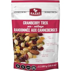 Basse Bassé Cranberry Trek Mix 550 g, $1.45/100g