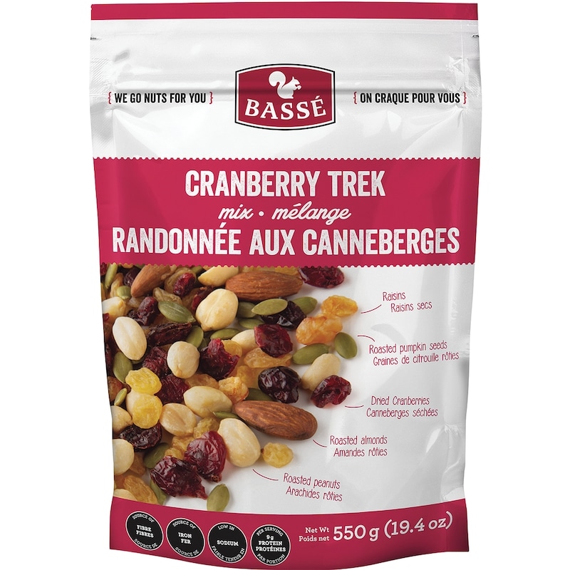 Bassé Cranberry Trek Mix