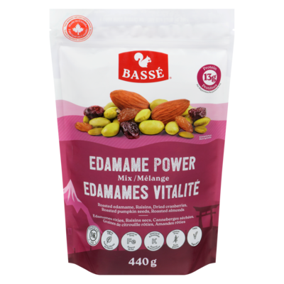 Basse Mélange de fèves edamame Power, Bassé 440 g, 1,82 $/100g