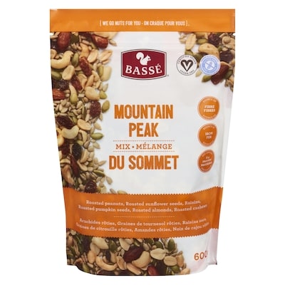 Basse Mountain Peak Mix     600 g, $0.92/100g
