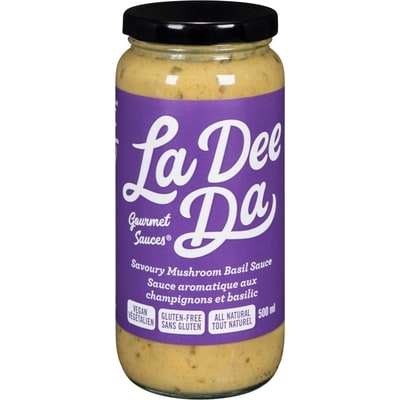 La Dee Da Gourmet Sauces Sauce Savoury Mushroom Basil 500 ml, $1.79/100ml