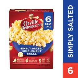 Orville Redenbacher’s Maïs soufflé, simplement salée 492 g, 0,86 $/100g