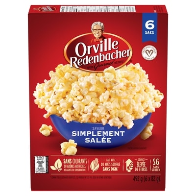 Orville Redenbacher’s Maïs soufflé, simplement salée 492 g, 1,02 $/100g